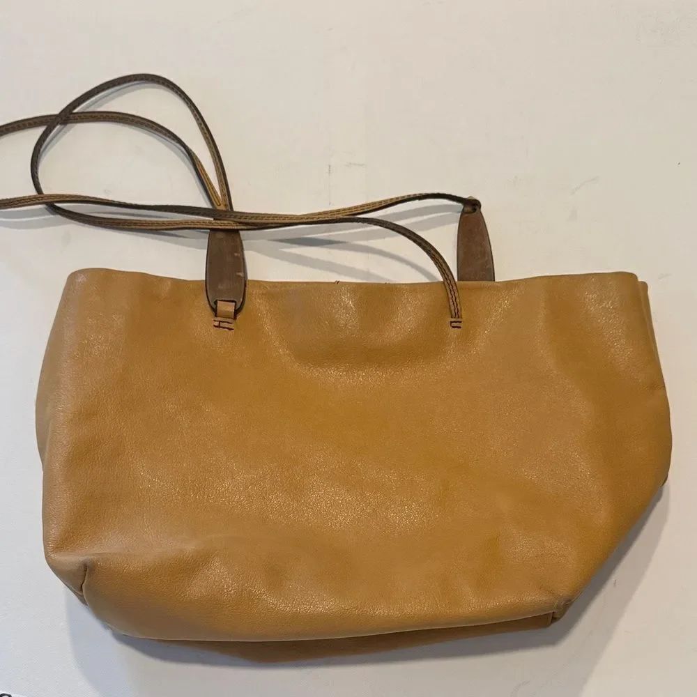 DKNY vintage Tan Leather Shoulder Bag